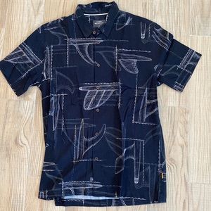 NWOT quiksilver waterman‘s regular fit button-down shirt